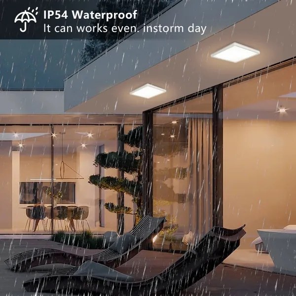 Brilagi - Lampada LED da bagno ULTRA SLIM LED/18W/230V 30x30 cm bianco IP54