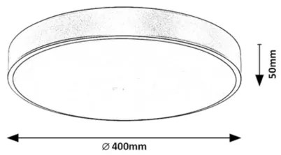 Rabalux 71037 - Plafoniera LED TESIA LED/36W/230V 3000K