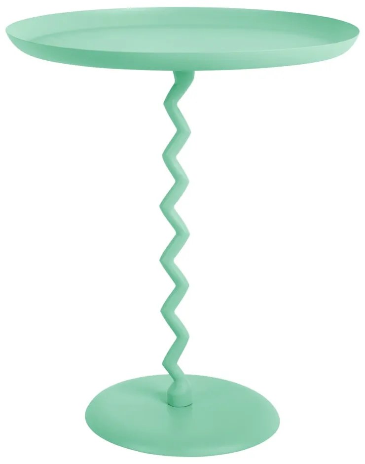 Tavolino rotondo in metallo ø 44 cm Zig Zag – Leitmotiv