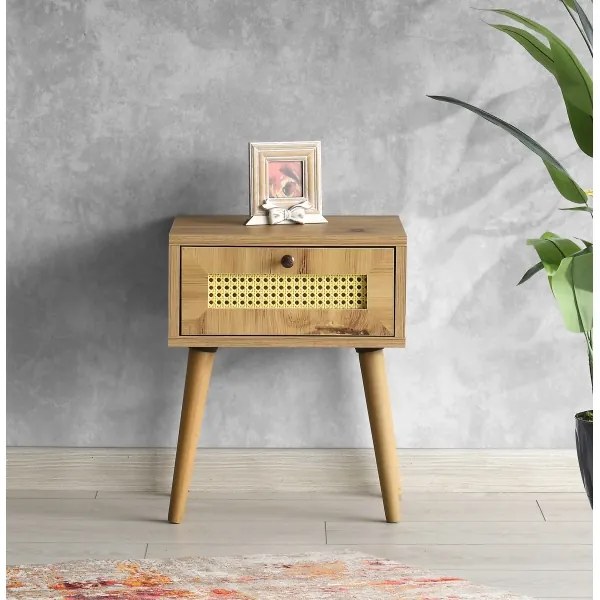 Comodino EUROMOS 50x40 cm marrone