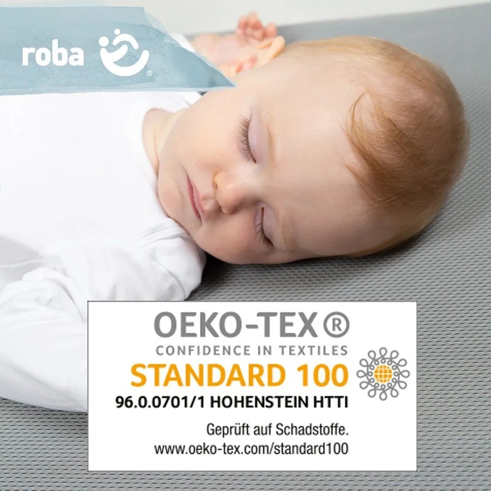 Materasso per bambini semirigido in schiuma/per letto da bambini 60x120 cm Air balance Premiummesh – Roba