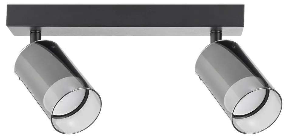 Zuma Line 2211BD-2-BK - Faretto REN 2xGU10/50W/230V nero/grigio