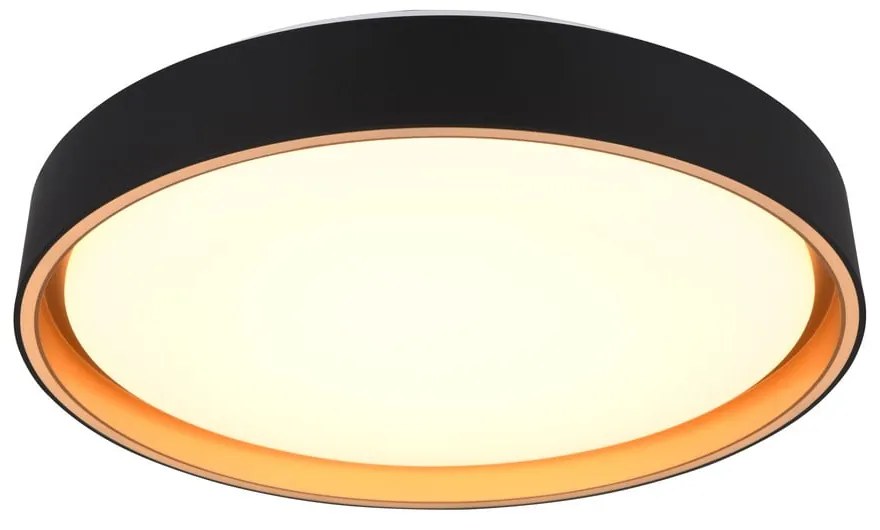 Apparecchio a soffitto LED nero ø 40 cm Felis - Trio