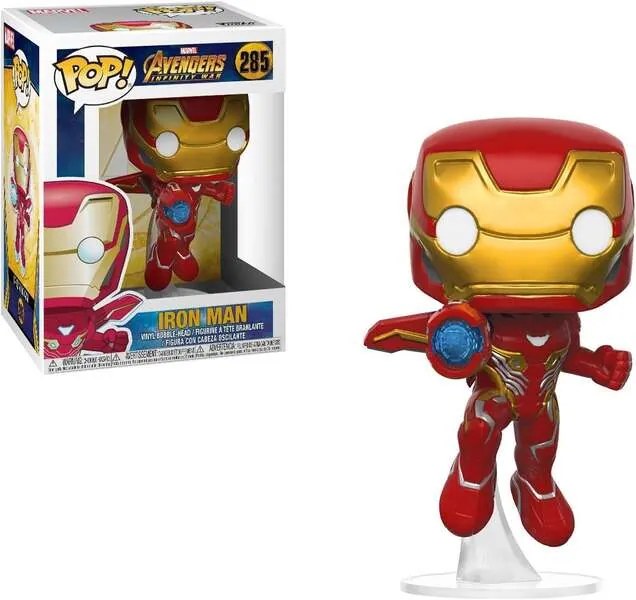 Funko Pop Marvel Avengers Infinity War Iron Man - Figura in vinile - Altezza 9 cm circa.
