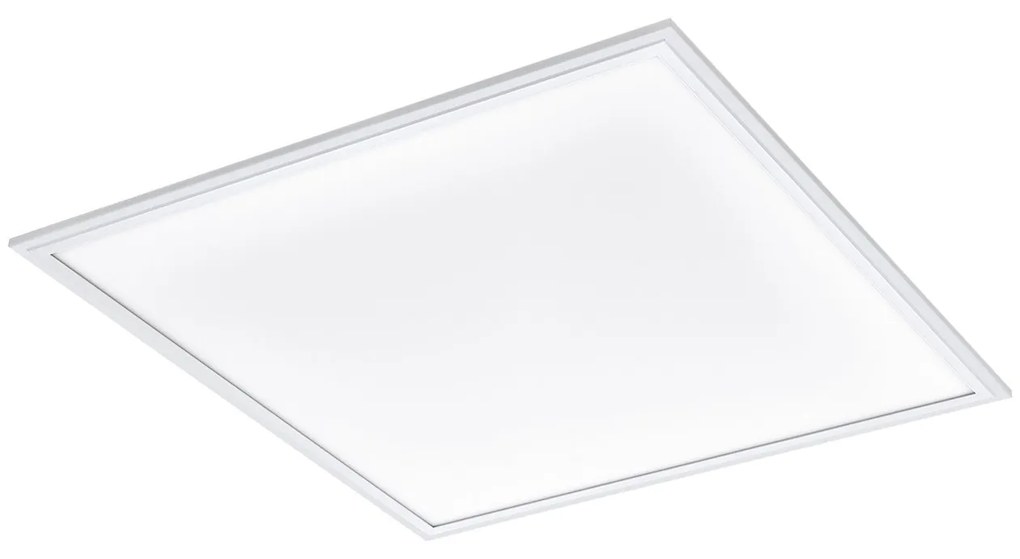 Plafoniera Moderna Salobrena-A Alluminio Bianco Luce Led Integrato 30W Ip20