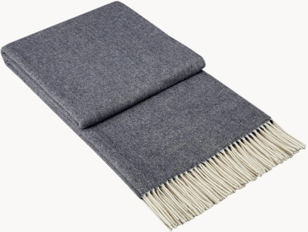 Coperta in lana con cashmere Faro