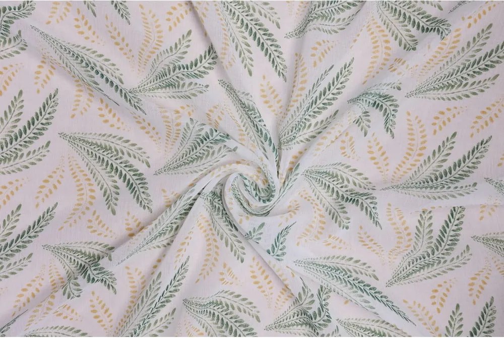 Tenda sottile bianca/verde 300x260 cm Seva – Mendola Fabrics