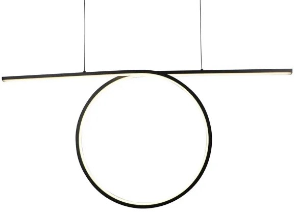 Lampadario LED sospeso su cavo ODETTA LED/42W/230V 4000K nero