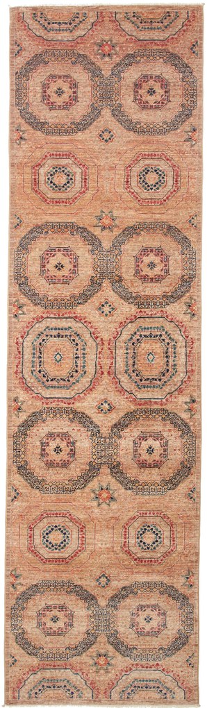 Mamluk Tappeto orientale 80 x 300 Marrone (Pakistan) Annodato A Mano