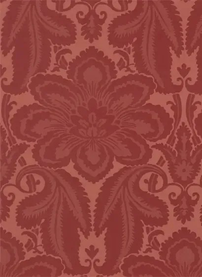 Little Greene Carta da parati Albemarle Street - Flame