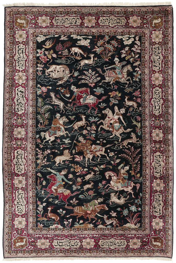 Kashan Tappeto persiano 140 x 210 (Iran) Annodato A Mano
