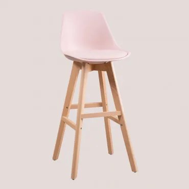 Pack 2 Sgabelli Nordic Edition Marrone Nocciola & ↑76 cm - Sklum