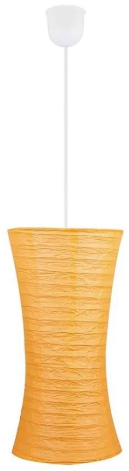 Lampadario su corda TAI 1xE27/60W/230V arancio