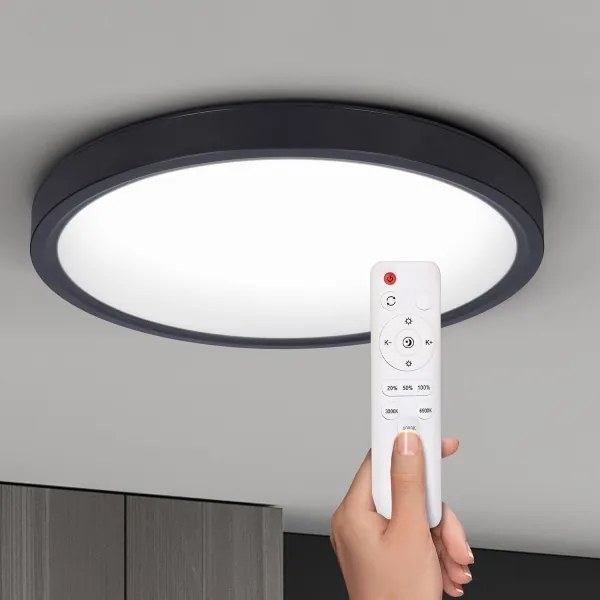 Brilagi-Luce LED dimmerabile ESTELA LED/48W/230V 3000-6500K ø 40 cm black+RC