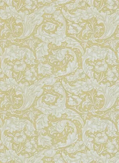 Morris & Co Carta da parati Bachelors Button - Gold