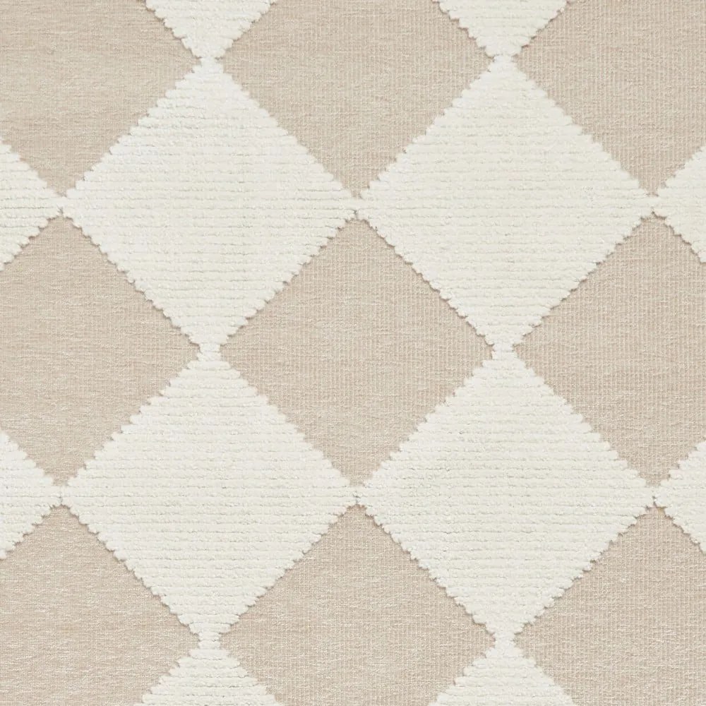Tappeto bianco e beige lavabile 160x230 cm Lyna Beige&amp;White – Think Rugs