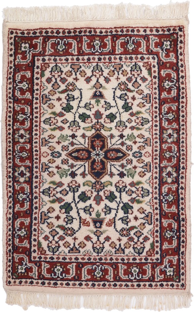 Persian Tappeto orientale 60x90 (Indian) Annodato A Mano