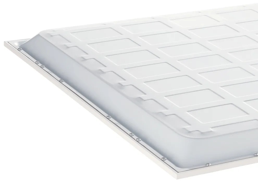 2 Pannelli Led Panel Alluminio Bianco Led 40W 4000K Luce Naturale Cri90