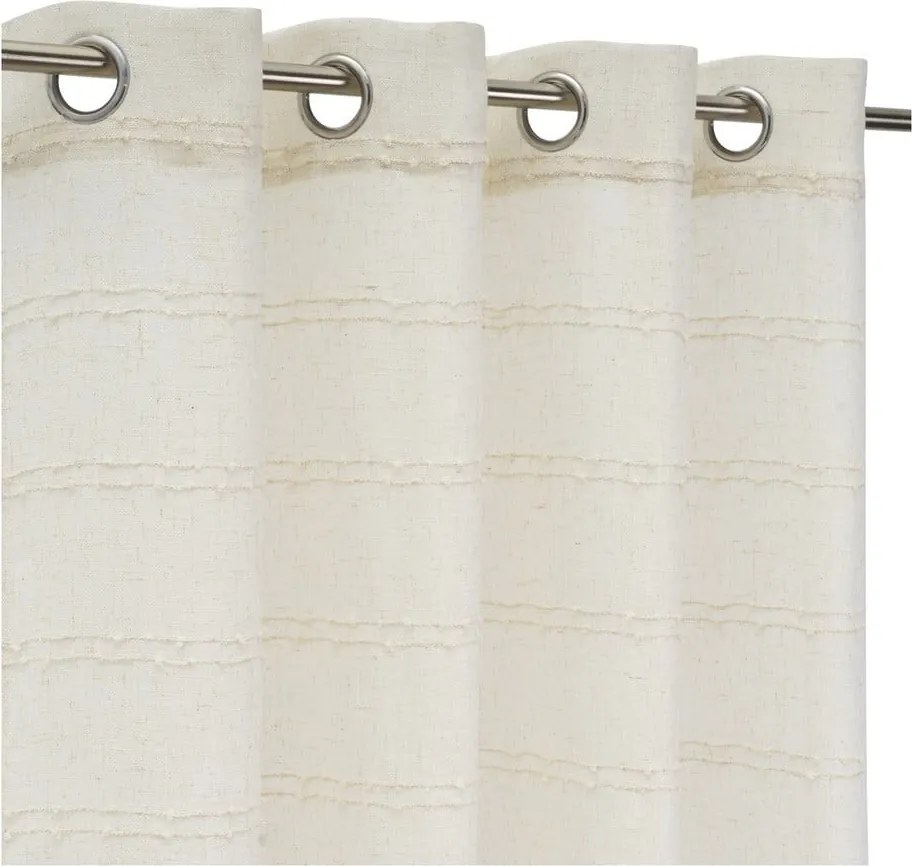 Tenda beige in misto lino 140x260 cm Nodes – Casa Selección