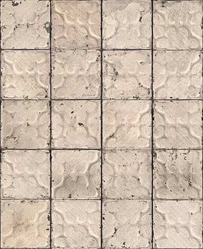 NLXL Carta da parati Brooklyn Tins 03 - TIN-03