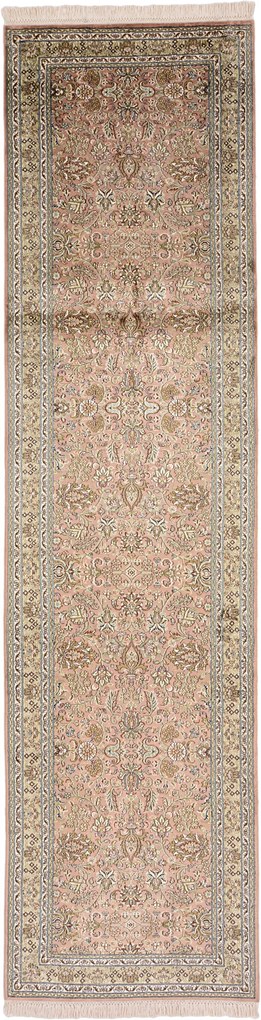 Cashmere Silk Tappeto 300x80 (Indian) Annodato A Mano