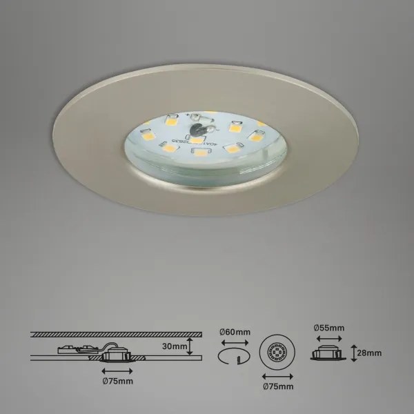 Briloner 7295-012- LED Luce da bagno dimmerabile ATTACH LED/6,5W/230V IP44