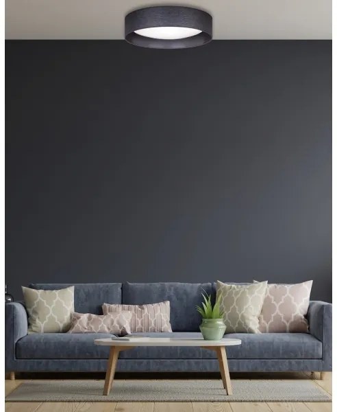 Duolla - Plafoniera LED ROLLER LED/24W/230V diametro 45 cm antracite