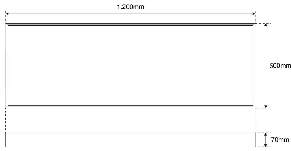 Plafoniera LED 120x60 42W UGR19 Bianco Variabile con driver Philips Colore Bianco Variabile CCT
