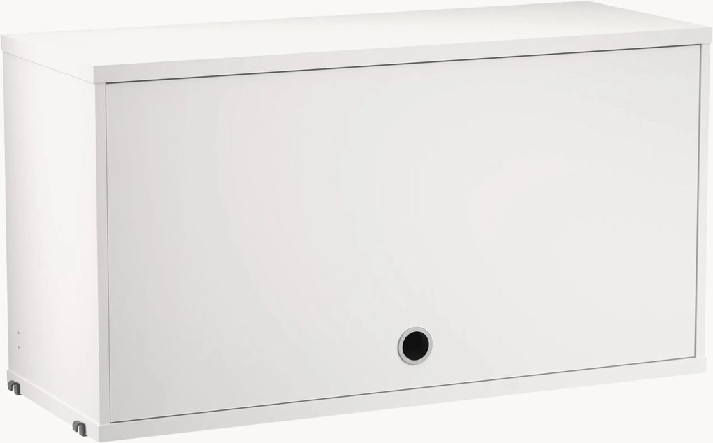 Armadietto con anta ribaltabile String System, larg. 78 x prof. 30 cm