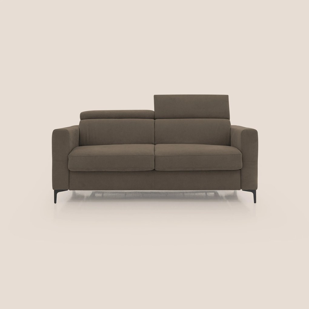 Gardenia divano letto materasso alto 18 cm con poggiatesta reclinabili e rivestimento impermeabile T02