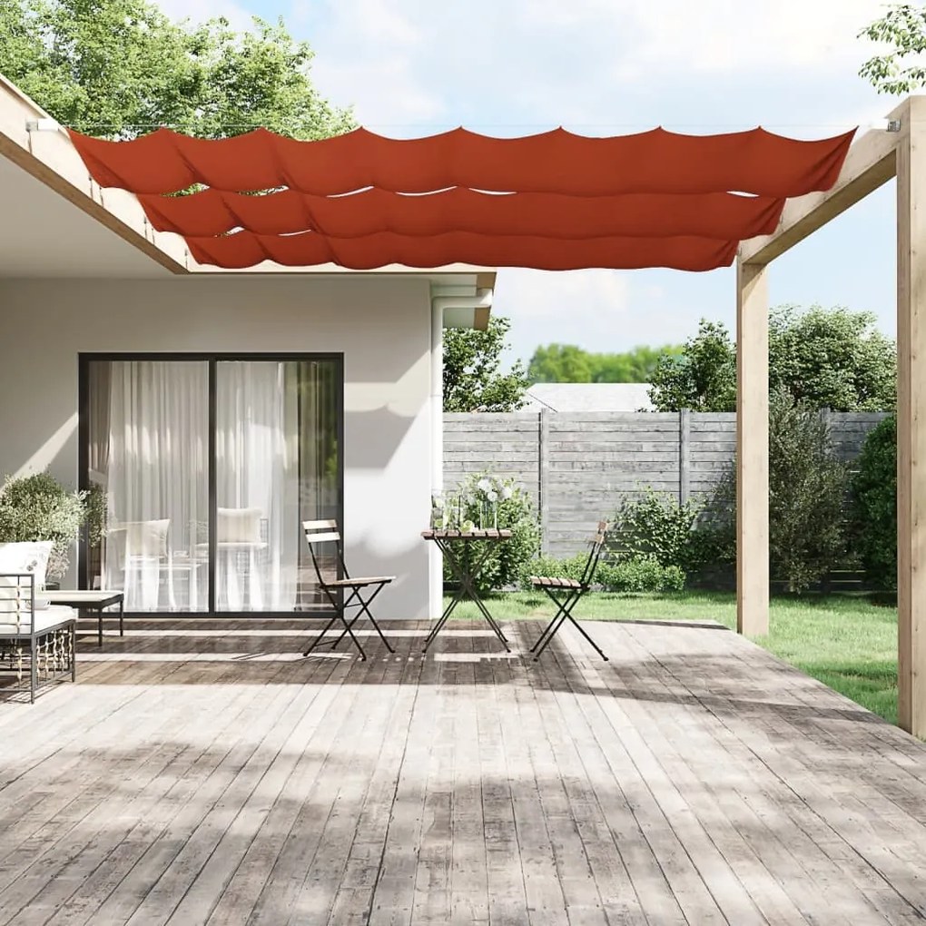Paravento Verticale Terracotta 60x600 Cm İn Tessuto Oxford /