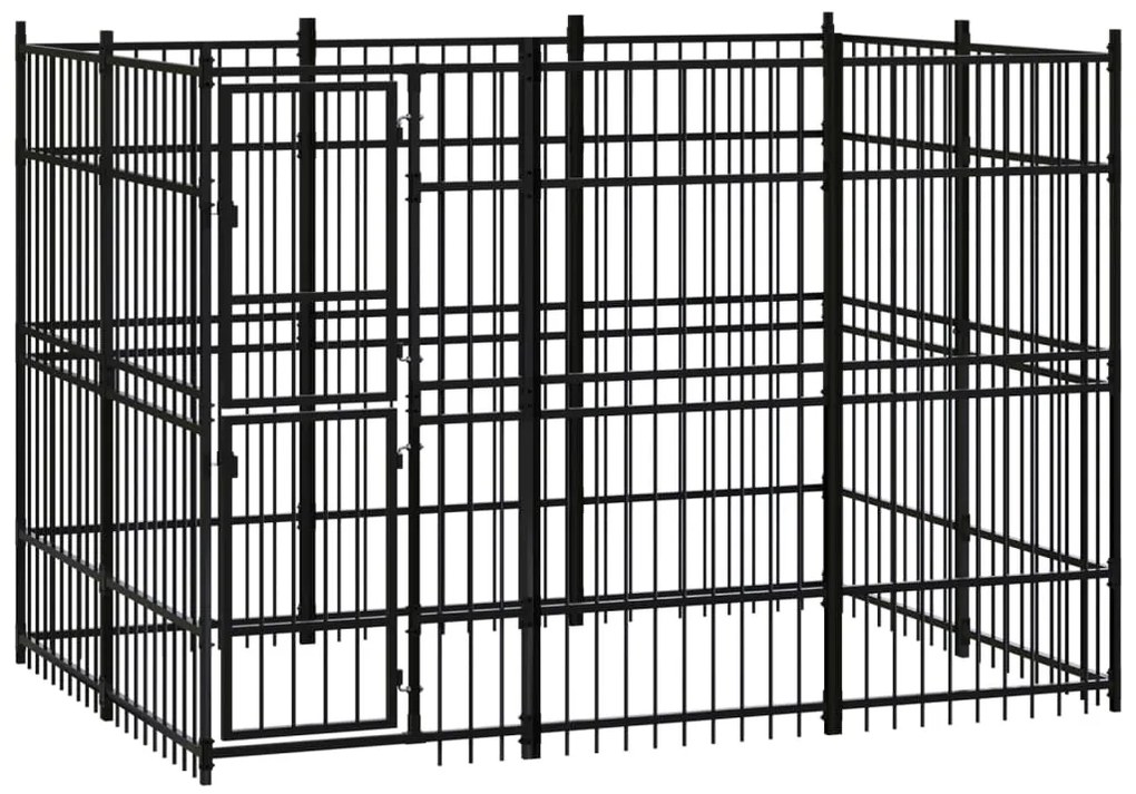Gabbia Per Cani Da Esterno İn Acciaio 5,53 M² /