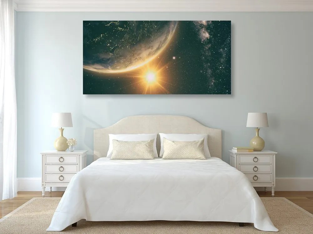 Stampa su tela – Vista del sole dallo spazio