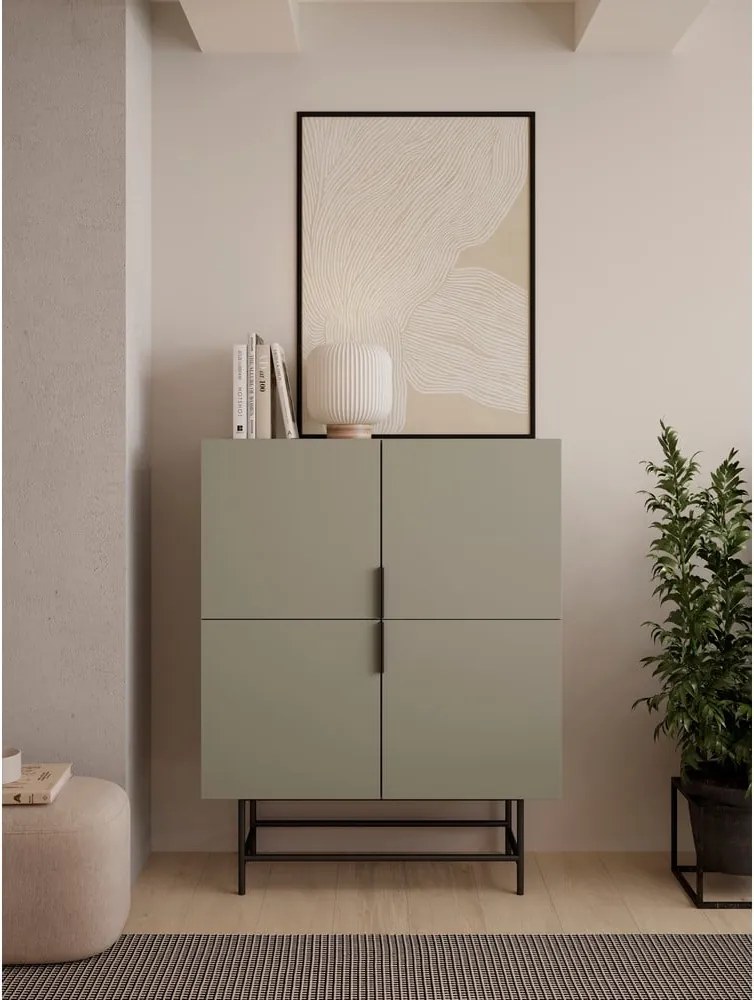 Mobile verde-grigio 100x128 cm Eldia - Marckeric