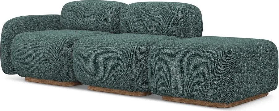 Chaise lounge componibile turchese (con penisola a sinistra) Ailani – Makamii