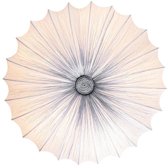 Plafoniera di design grigia 60 cm 5 luci - Plu