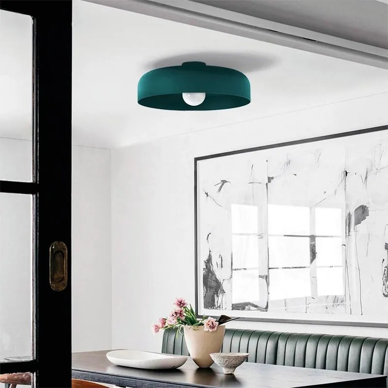 Plafoniera design Tuzzi Ø 40 cm blu IP20, 1XE27
