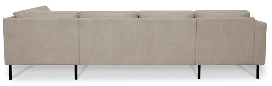 Divano angolare beige (con penisola a destra/a forma di "U") Hero – Scandic