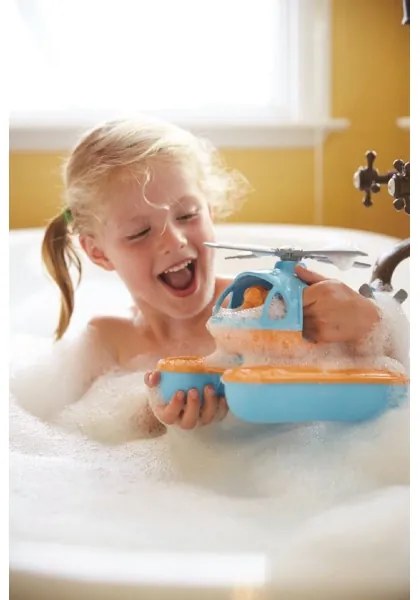 Giocattoli verdi - Idrovolante blu/arancio