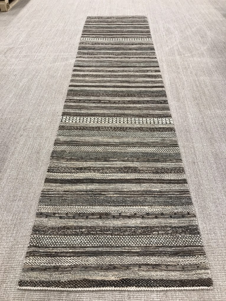 Loribaft Tappeto 80 x 330 Beige (Iran) Annodato A Mano