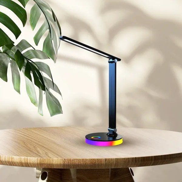 LED RGBW Lampada da tavolo BRUNO LED/5W/5V 3000/4500/6000K nero