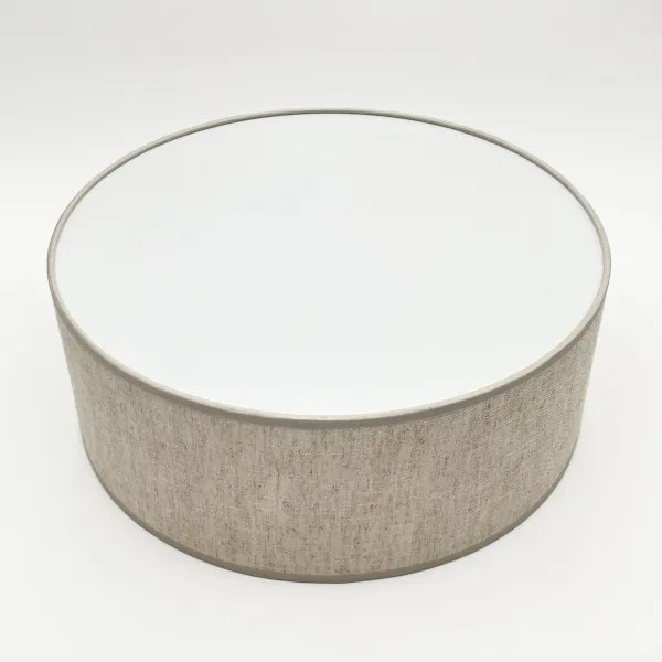 Plafoniera SIRJA 1xE27/15W/230V Ø 35 cm beige