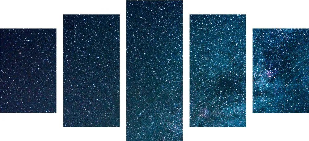 Quadri 5 pezzi – Via Lattea tra le stelle