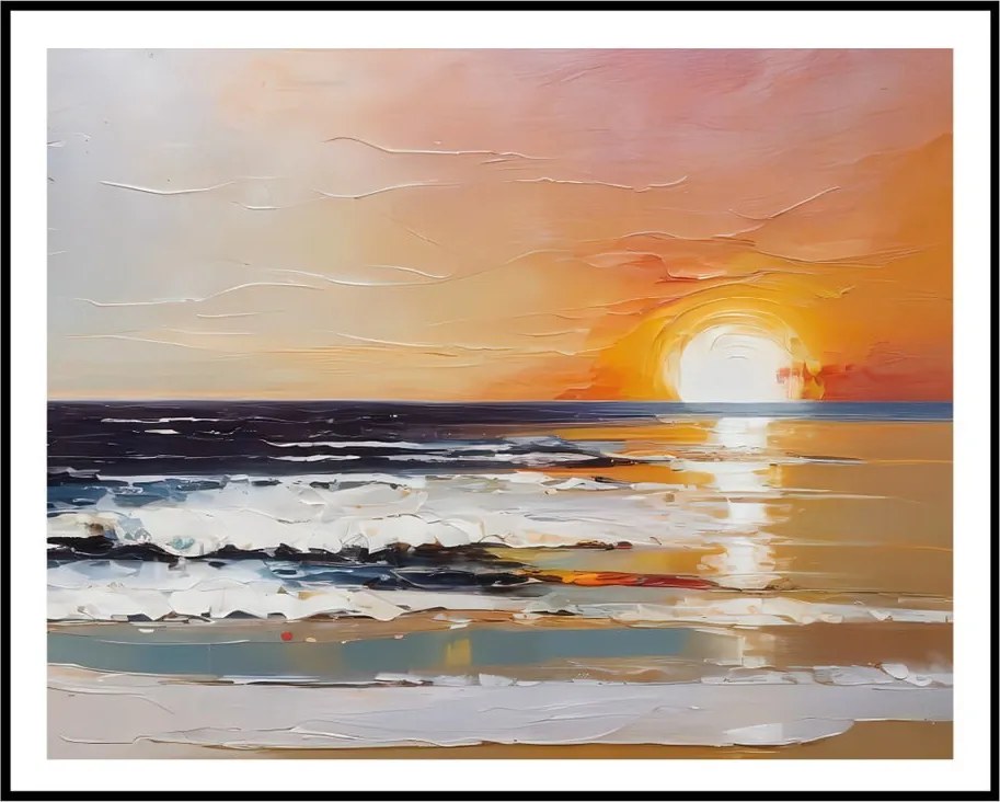Quadro 40x50 cm Sunset on the Beach