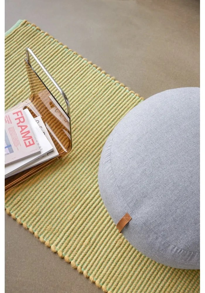 Pouf grigio chiaro Turenio, ø 70 cm Mochi - Hübsch