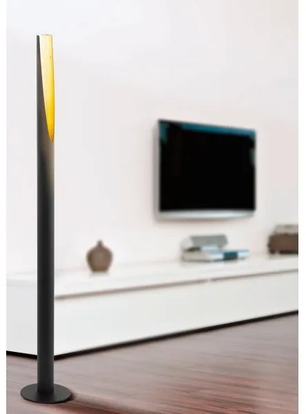 Eglo 97584 - Lampada LED da terra BARBOTTO 1xGU10/4,5W/230V nero