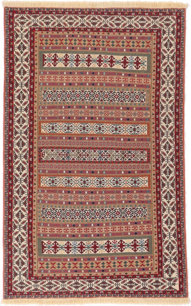 Kilim Tappeto 120 x 190 (Iran) Tessuto A Mano