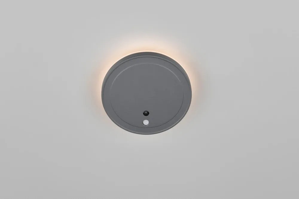 Illuminazione esterna LED con sensore di movimento da parete ø 14 cm Fortaleza – Reality