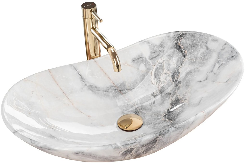 Lavabo da appoggio Rea Royal Granit