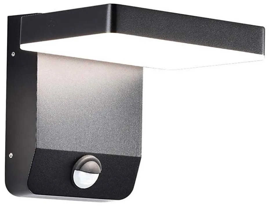 LED Applique da esterno con sensore LED/17W/230V 4000K nero
